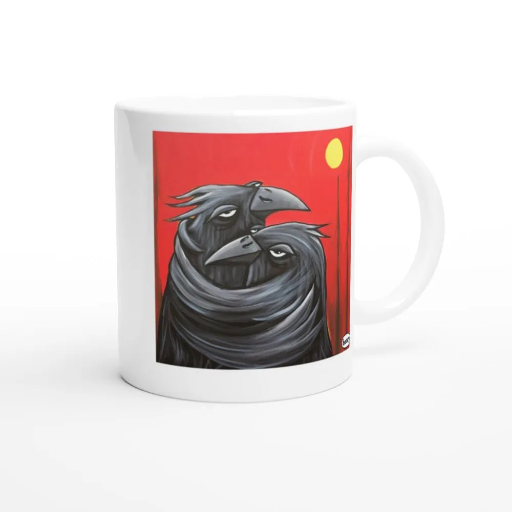 "Raven Hug" Mug