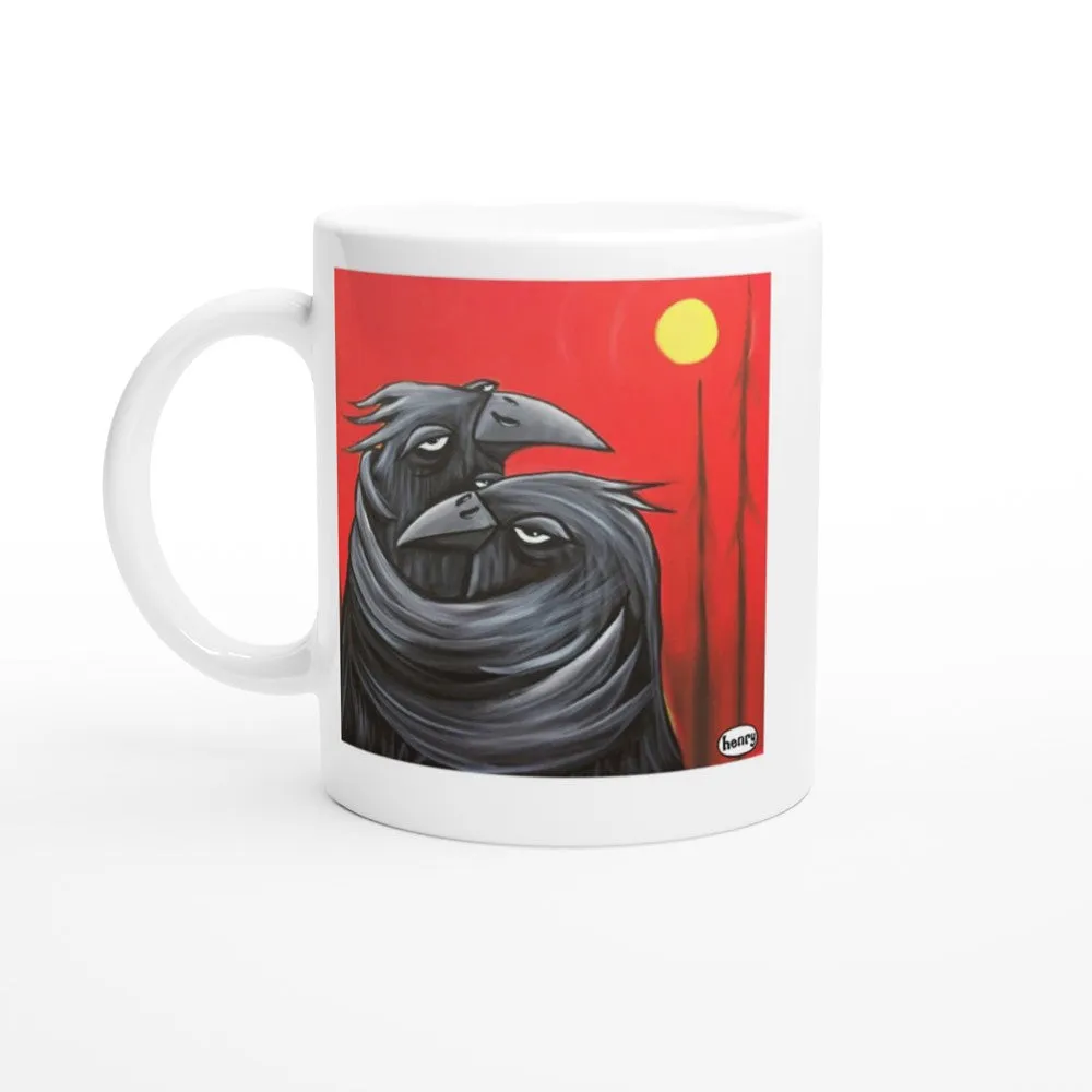 "Raven Hug" Mug