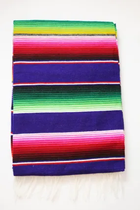 Saltillo Serape Blanket - Purple