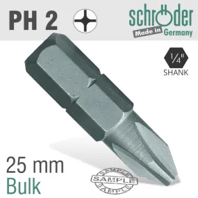 Schroder Phil.No.2X25Mm Classic Ins.Bit