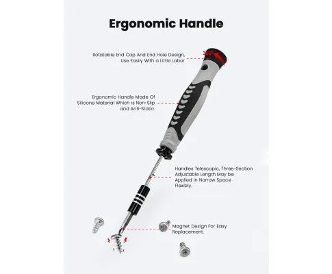 Screwdriver Set Precision Magnetic KAIWEETS S20