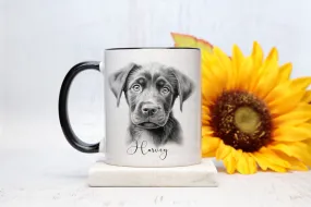 Sketch Design - Black Lab Mug