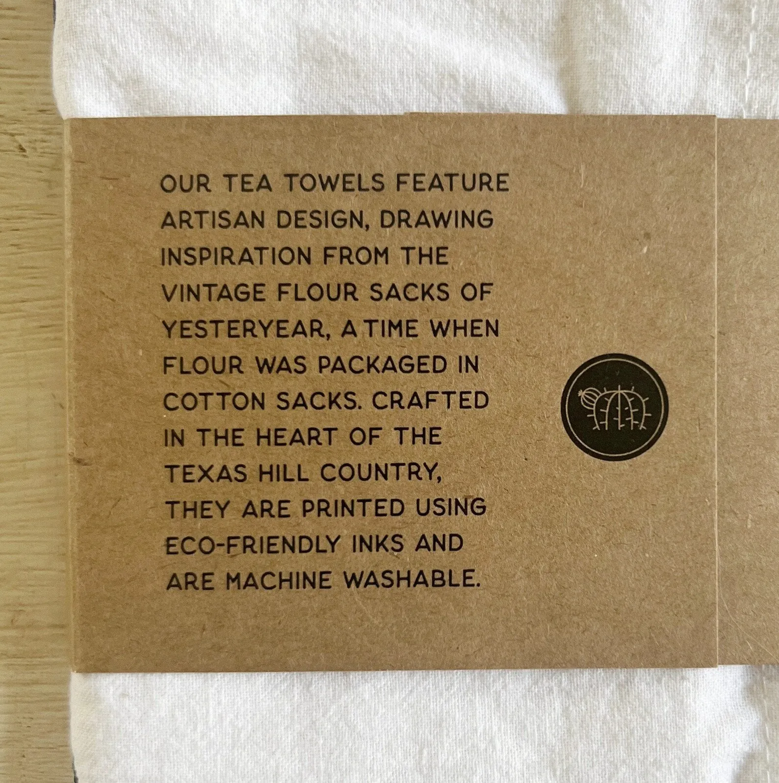 Somebody in Texas Loves Me Flour Sack Tea Towel