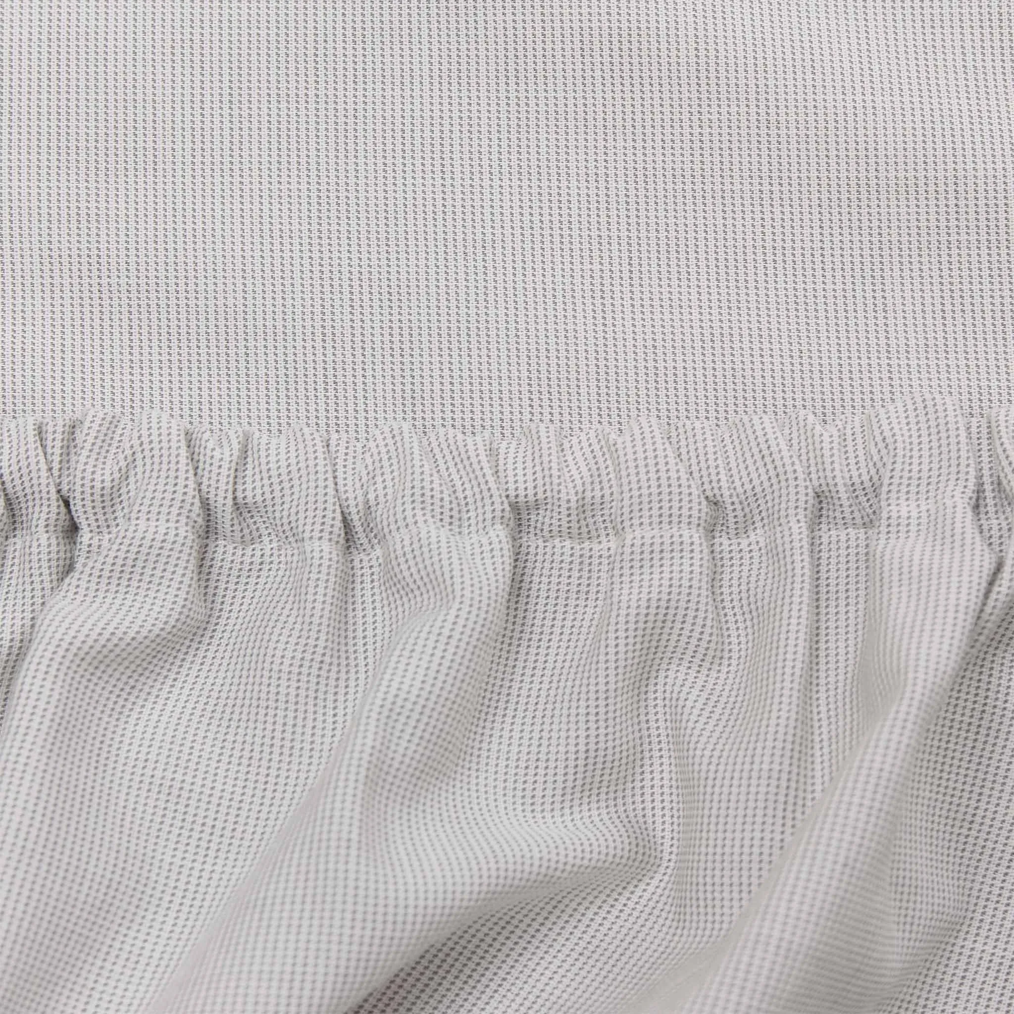 Sousa Fitted Sheet [Light grey/White]