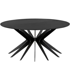 Spider Coffee Table, Black Steel