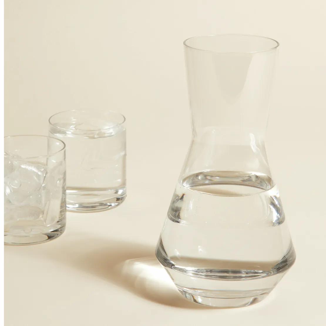 Terre Handblown Crystal Glass Carafe