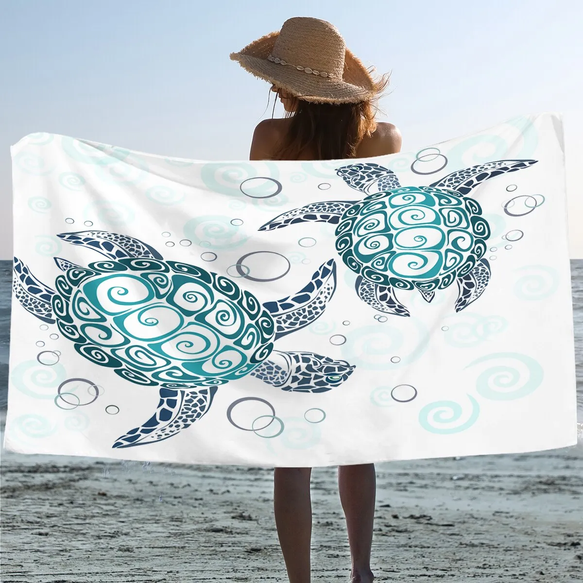 The Original Sea Turtle Twist Extra Large Towel