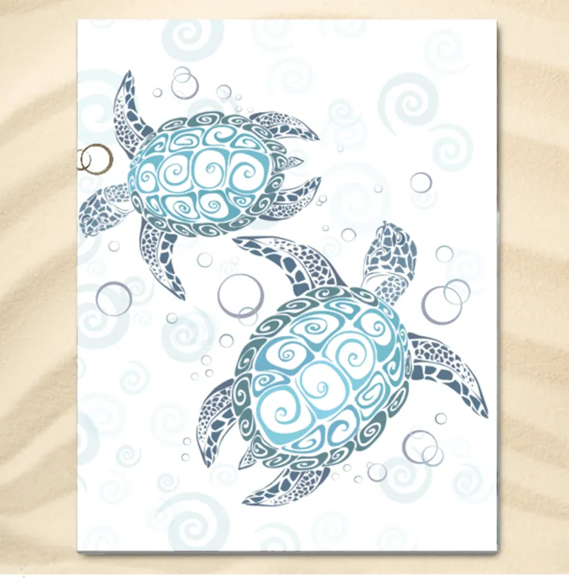 The Original Sea Turtle Twist Extra Large Towel