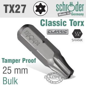 Torx Tamper Resist.T27 25Mm