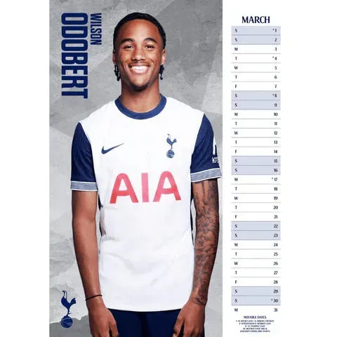 Tottenham 2025 Official Calendar