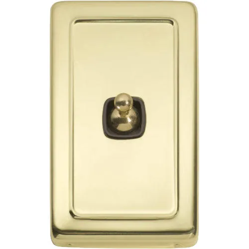 Tradco 1 Gang Flat Plate Toggle Switch