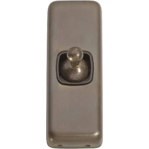 Tradco 1 Gang Flat Plate Toggle Switch