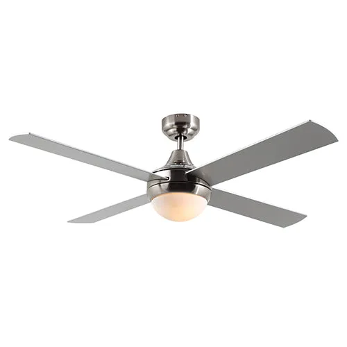 Twister Ceiling Fan 4 Blades Silver