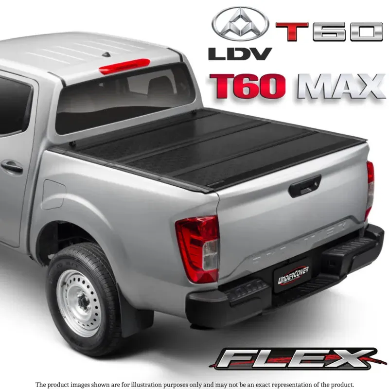 UnderCover Flex Hard Folding Tonneau Cover to Suit LDV T60 Max