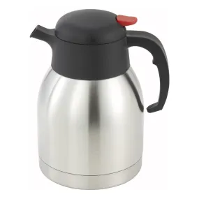 Winco 1.5 Litre Insulated Carafe, Stainless Steel Lined