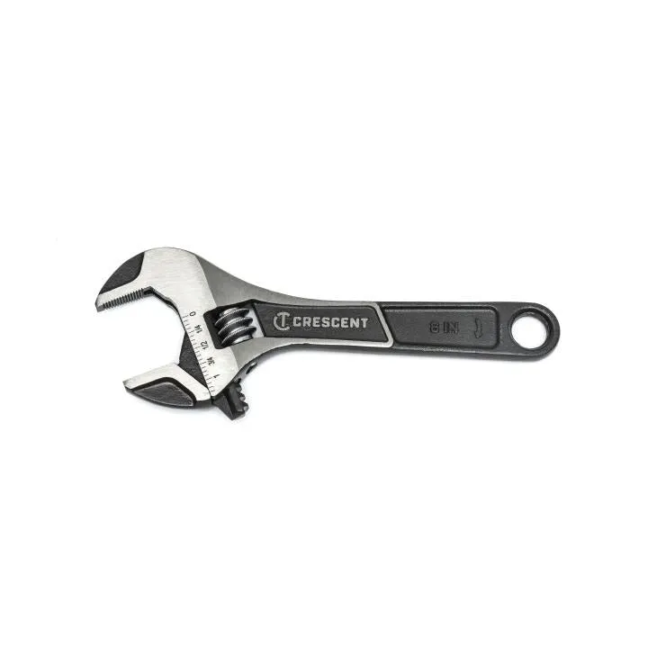 Wrench Set - Crescent 2-Piece Wide Jaw Adjustable Wrench Set 6-in & 10-in, ATWJ2610VS