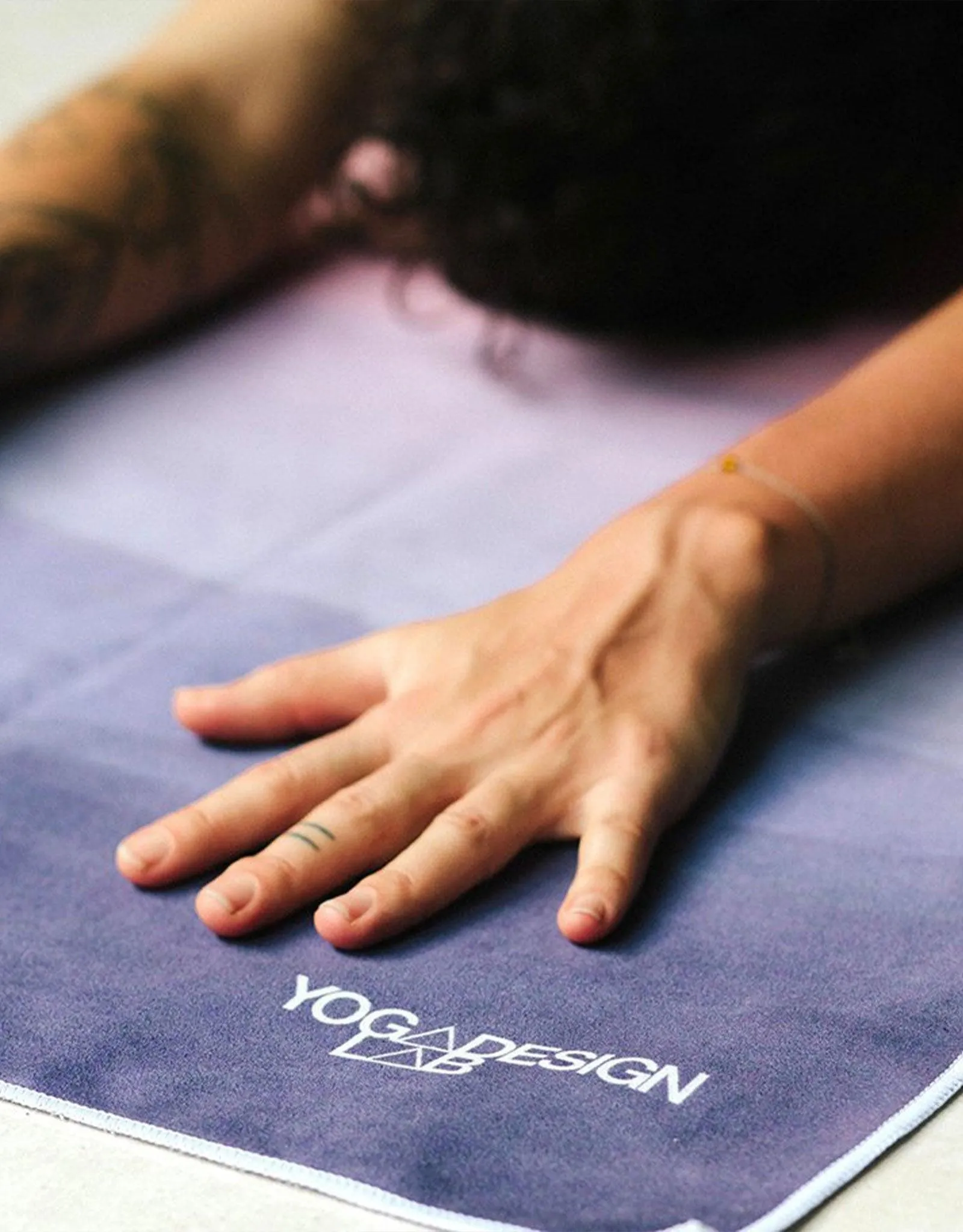 Yoga Mat Towel - Breathe - Ultra-Grippy, Moisture Absorbing & Quick-Dry