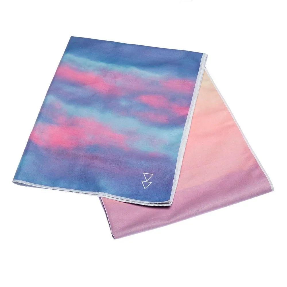 Yoga Mat Towel - Breathe - Ultra-Grippy, Moisture Absorbing & Quick-Dry