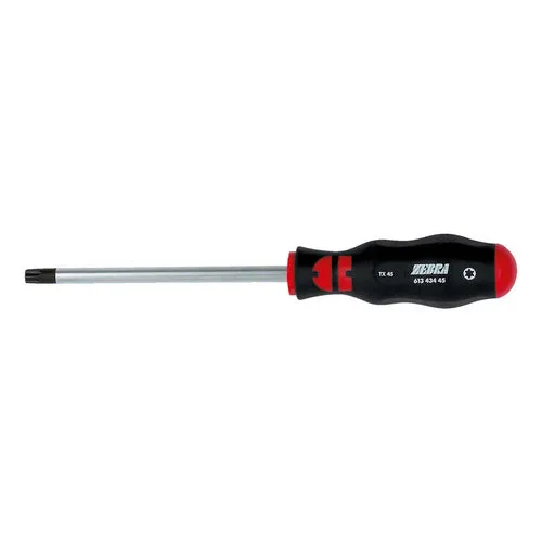 ZEBRA Torx Screwdriver - Round Blade - TX15 x 80mm Long