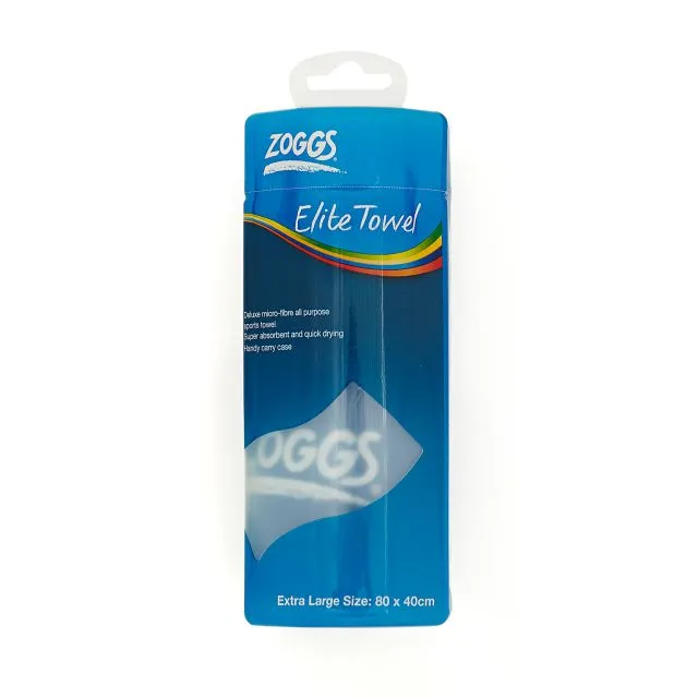 Zoggs Unisex Swimming Elite Blue Towel