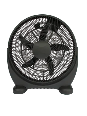 Zonova 20" floor fan Electric Fan/Desk Fan - 220V/50Hz Copper Motor, 60W, Plastic Grill, 5 PP Blades, 3.5 kgs Total Weight